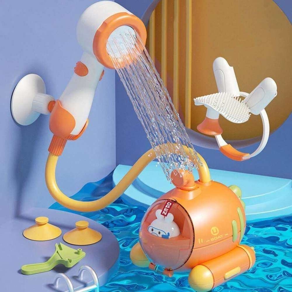 Shower Head Cute Baby Shower Sprinkler Toy Cartoon Radish Water Squirt