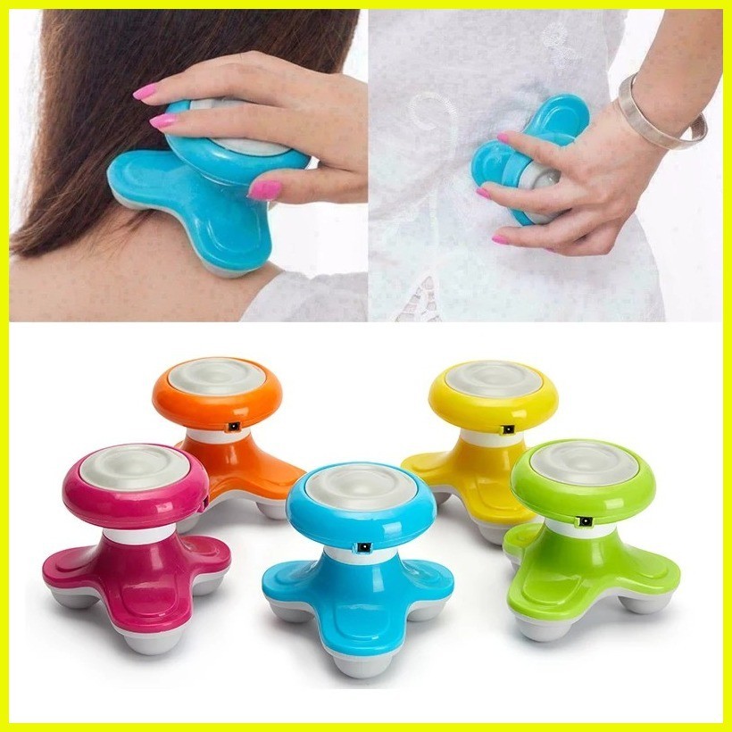 Mini Handled Electric Wave Vibrating Full Body Massager for Arm Leg Head Neck Shoulder Waist B