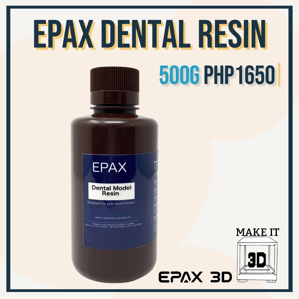 ♞EPAX 500g Dental Resin Specialty 3D Printing Resin for mSLA 405nm 3D