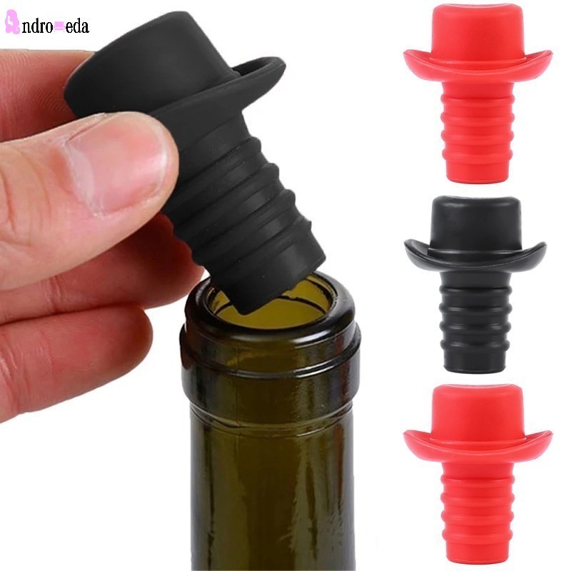 Reusable Cone Shape Silicone Corks Wine Glass Beverages Beer Champagne ...