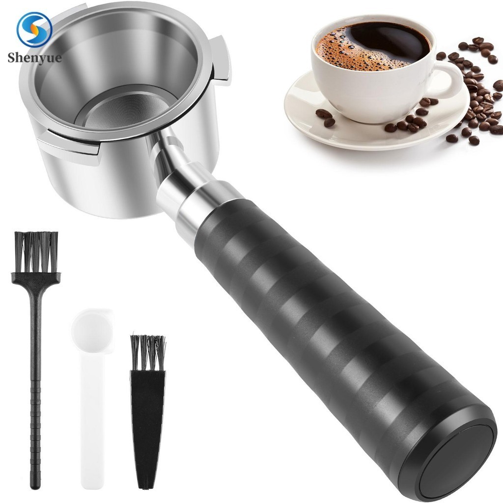 Bottomless Portafilter 51mm Stainless Steel Espresso with Filter Basket ...