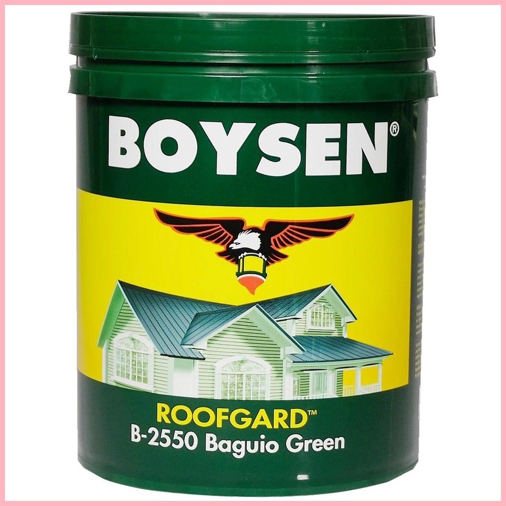 Boysen ROOFGUARD 4 Liters/1 Gallon [Baguio Green(B-2550) | Shopee ...