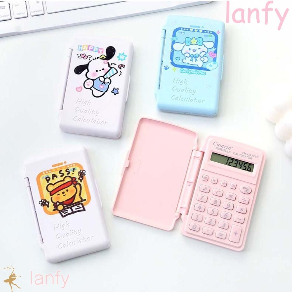 LANFY Kuromi Flip Calculator, Cinnamoroll Kuromi Mini Scientific ...