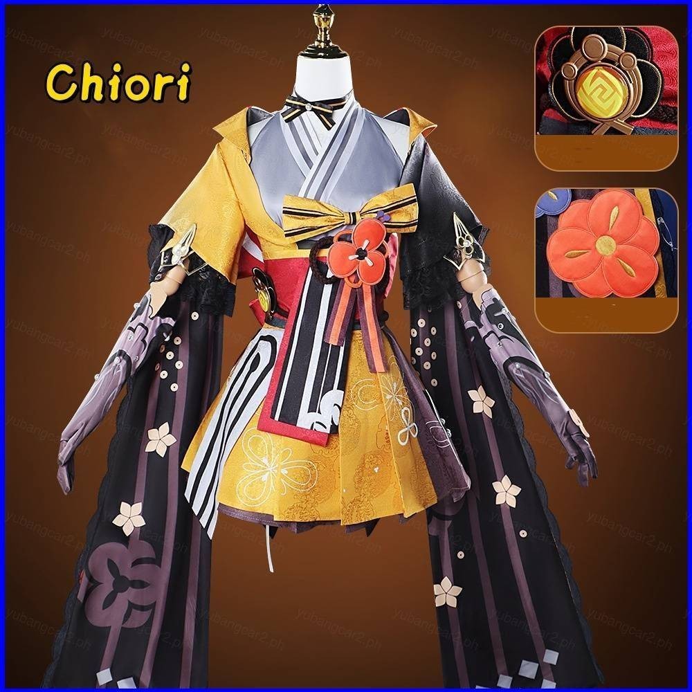 Comic Genshin Impact Inazuma City Chiori cosplay cloth dress Halloween ...