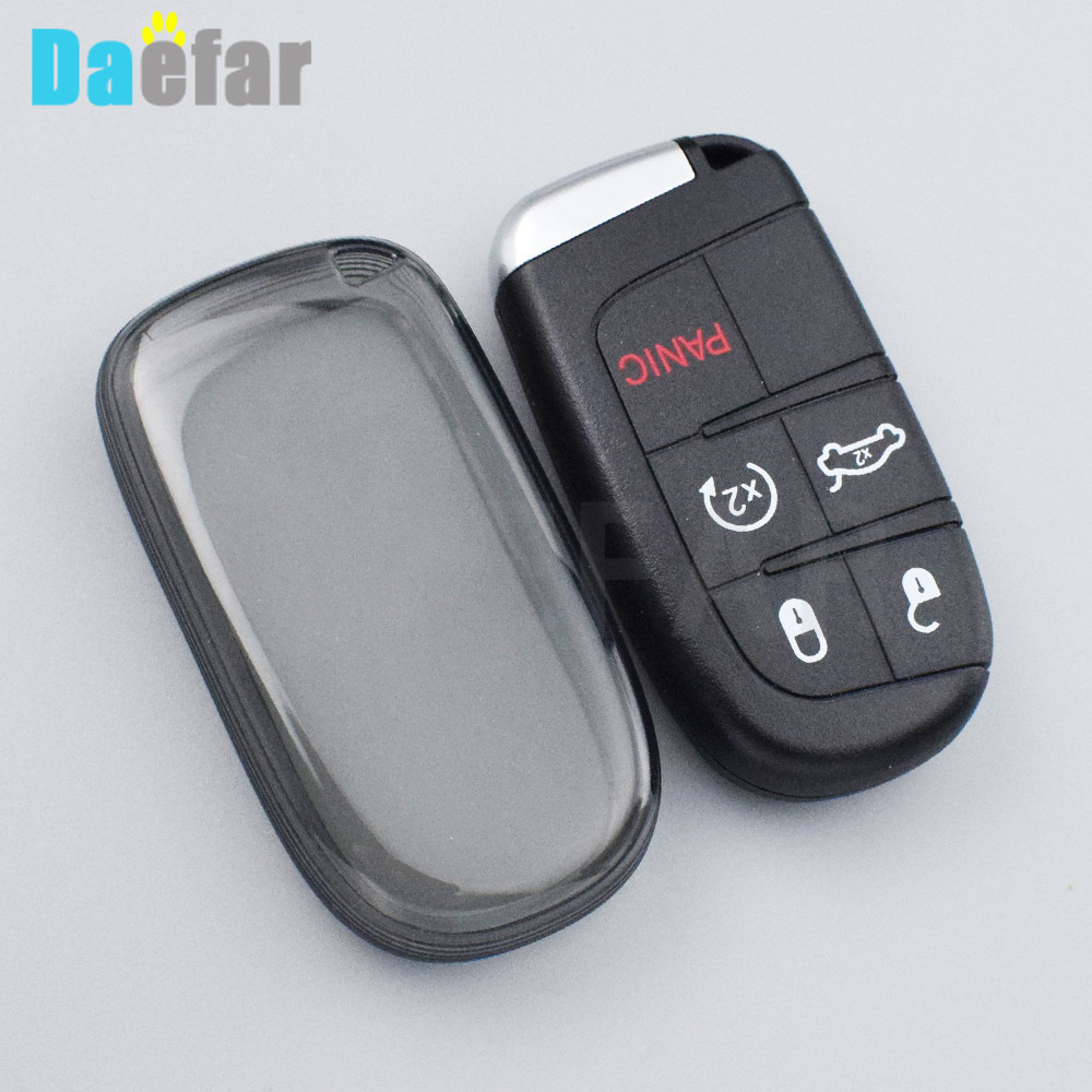 Car Passion Blue Silicone Key Shell Cover – For Jeep Renegade & Compass (4 Buttons)