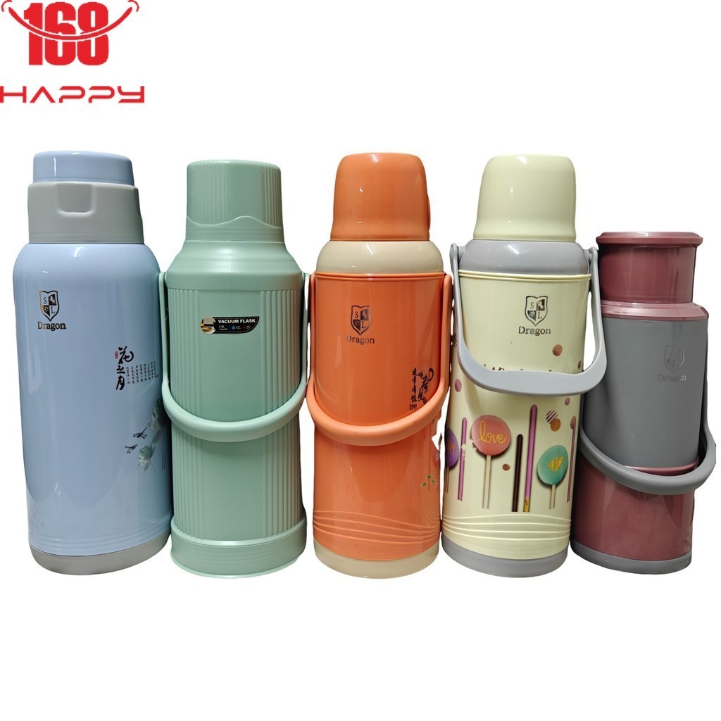 COD Thermos bottle 1.0L 2.2L 3.2L plastic metal thermos bottle random ...