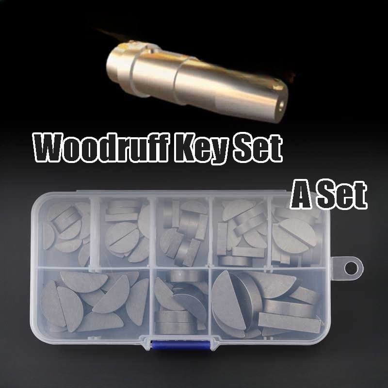 80pcs/box Woodruff Key Flywheel Pulley Crank Way Key for Multiple ...