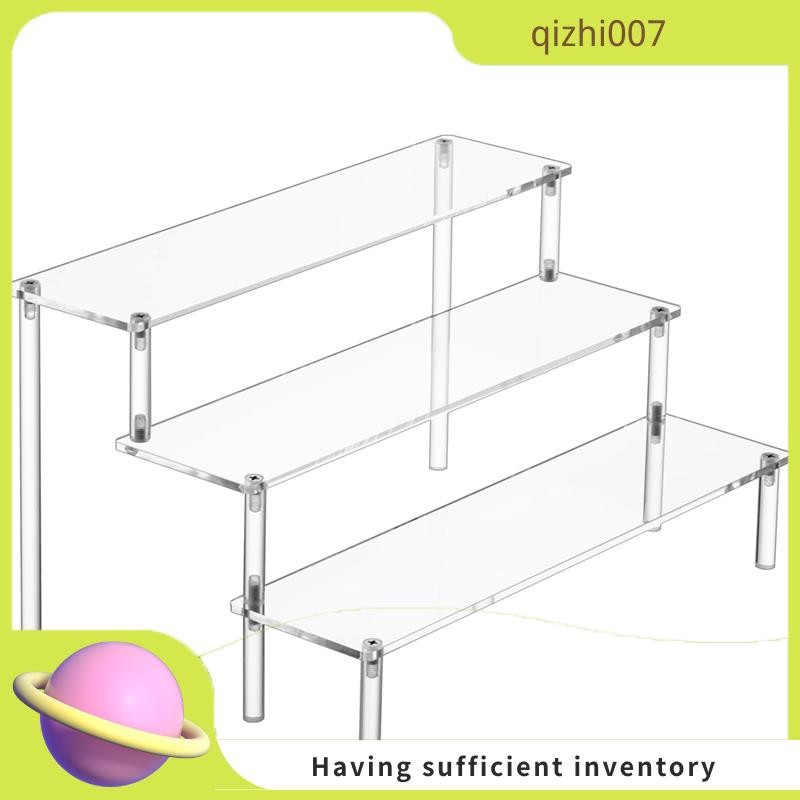 qizhi007 1 Piece Acrylic Display Risers Clear Acrylic Shelf Risers ...