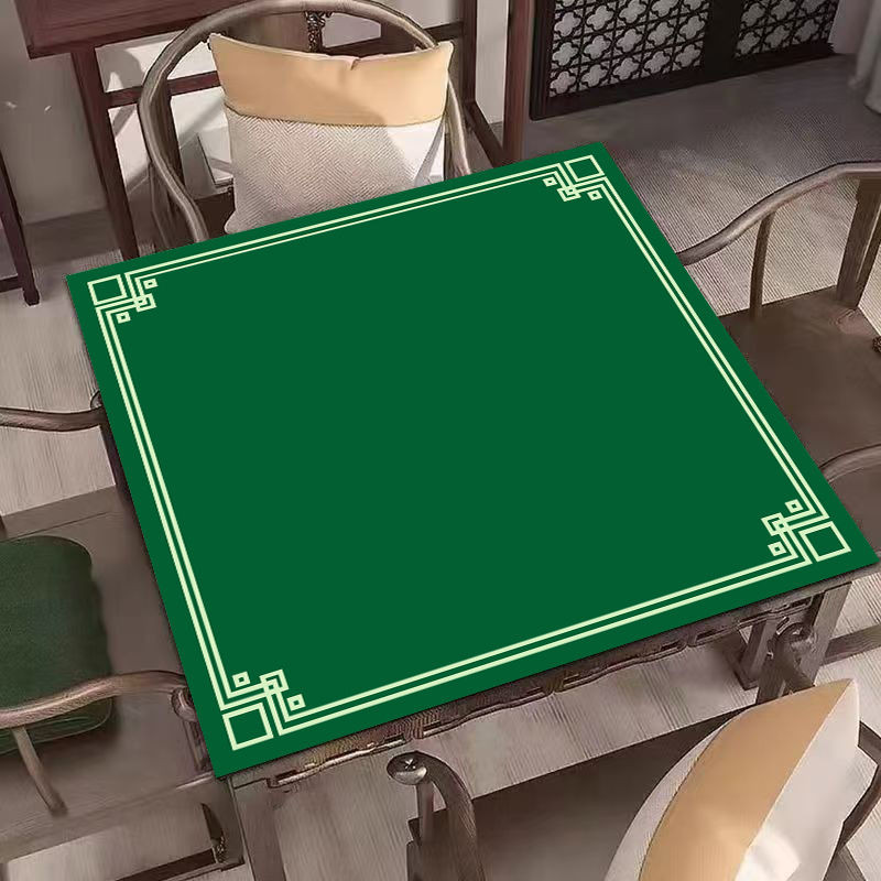 Household Anti-slip Table Mat Tablecloth Mahjong Table Mat Crystal ...