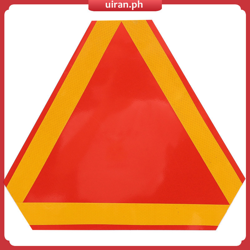 Triangular Reflective Plate Truck Low-speed Vehicle Sign Tricycle Rear ...