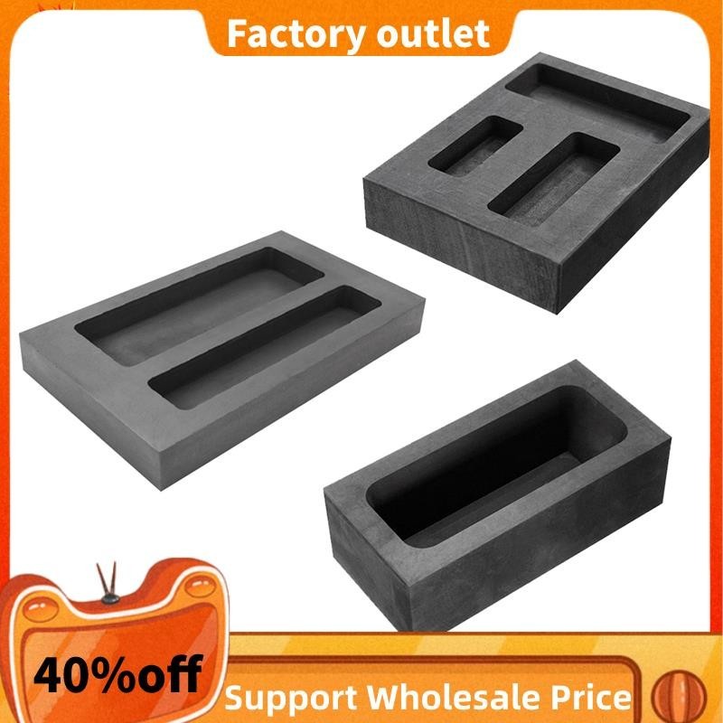 Graphite Ingot Mold Crucible - 175x52x42mm Square Boat For Melting Gold, Silver, Copper, Aluminum