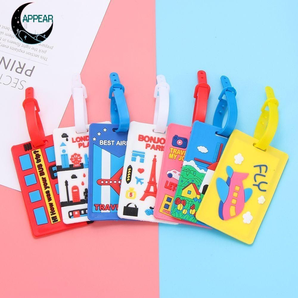 APPEAR Suitcase Labels Address Ropes Aeroplane Luggage Tags | Shopee ...