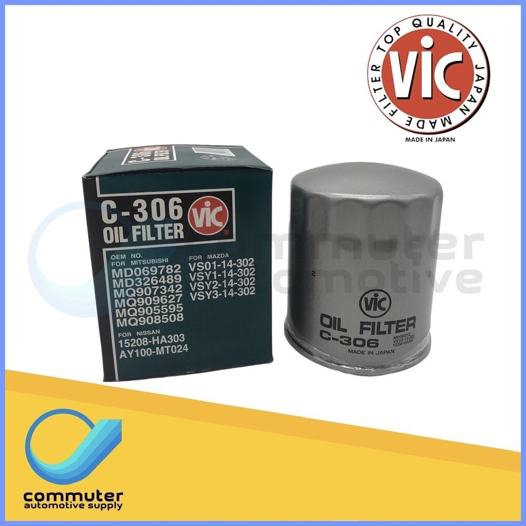 ♈ [C-306] VIC Oil Filter Mitsubishi L300, Mitsubishi Adventure ...