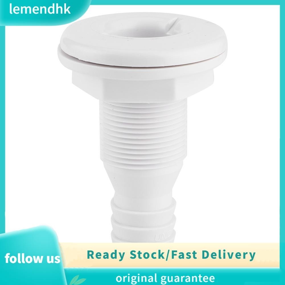HOMEMAXS Thru-Hull Fitting For Yacht And Fishing Kayak Effective Water Drainage Exhaust Valve Boat Deck Drain Scupper Manual Bilge Boat Hull Drain Plug Scupp
