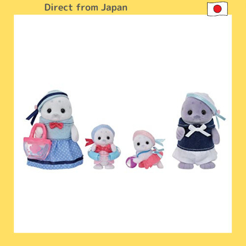 Sylvanian Families Seal Family FS-51 Set Calico Critter Nuovo Dal