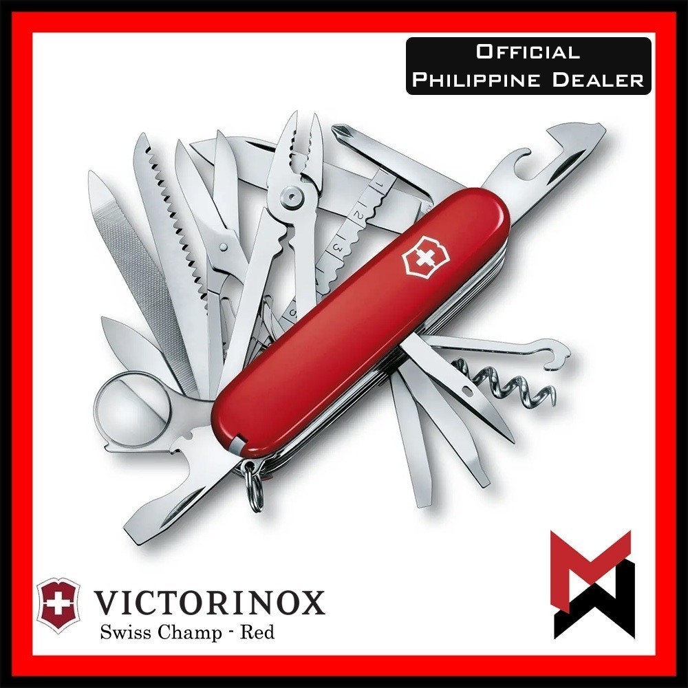 Victorinox Swiss Champ - RED - 1.6795 SwissChamp | Shopee Philippines