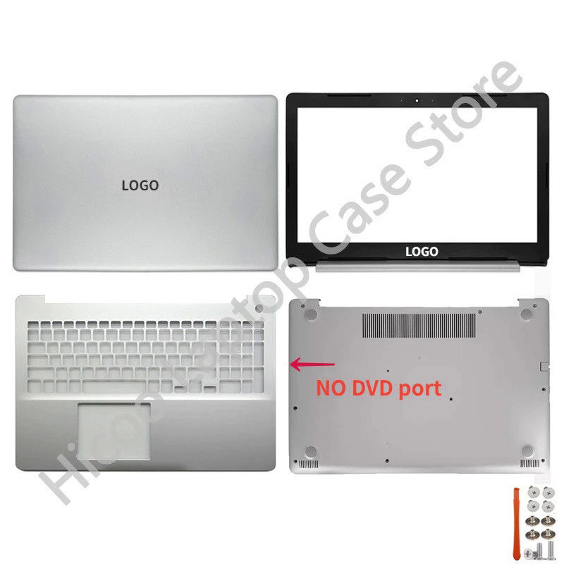 New For Dell Inspiron 15 5000 5570 5575 Series Laptop LCD Back Cover Front Bezel Palmrest Hinges Bottom Case silvery Shopee Philippines