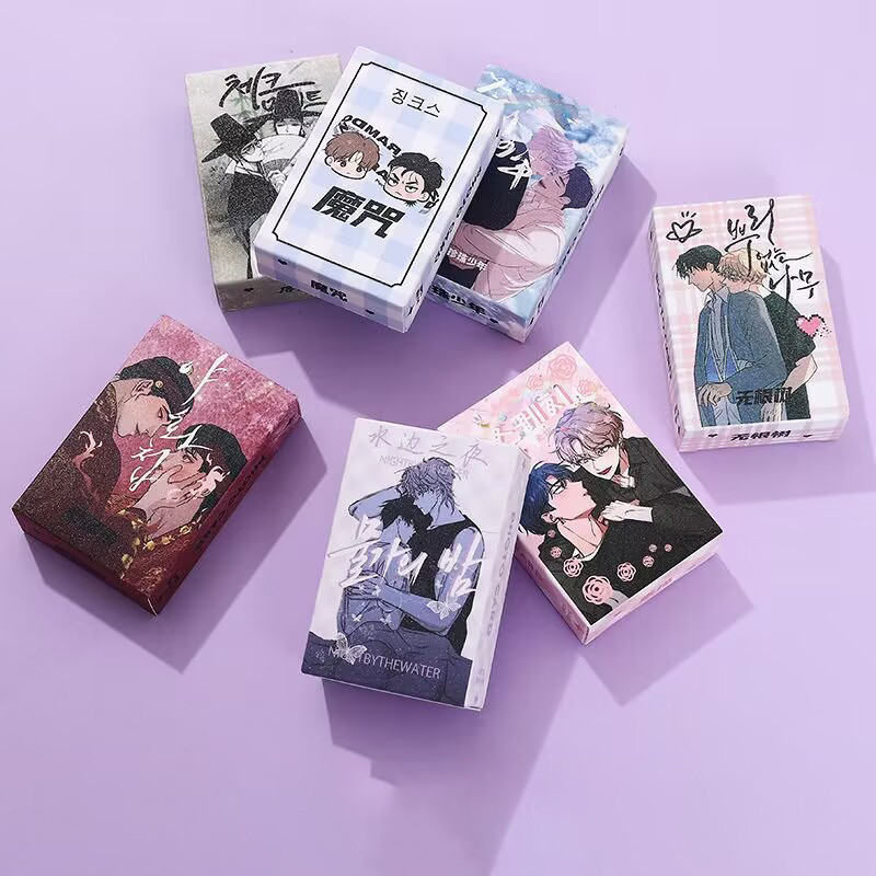 55pcs/set Korean BL Manwha Jinx Lomo Card, Paper Manwha Jinx Jaekyung ...