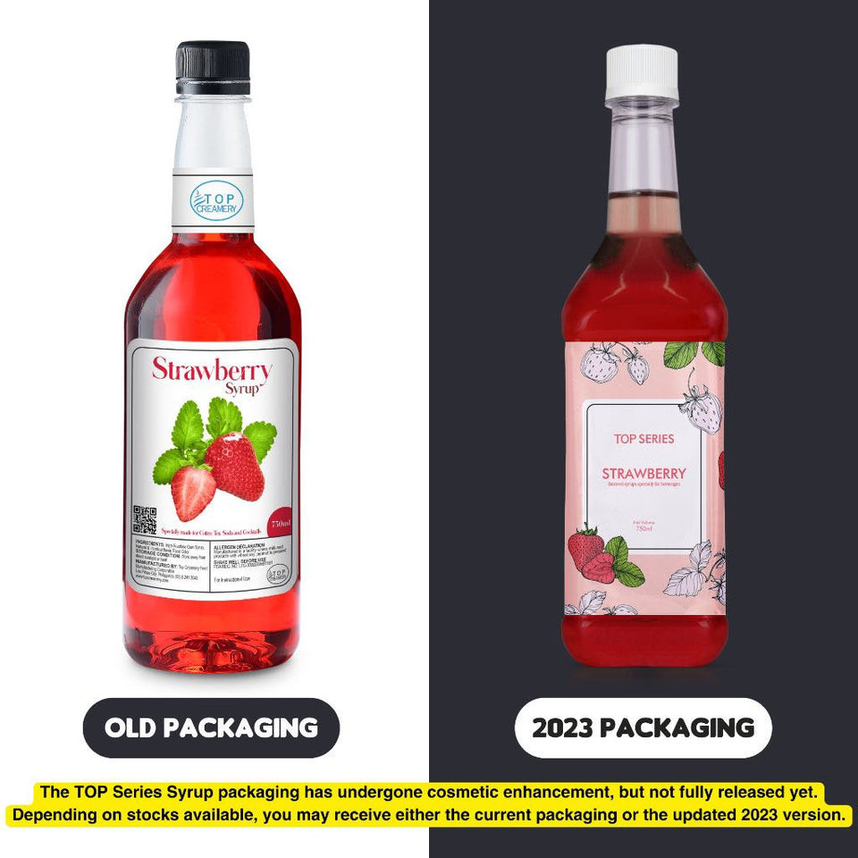 Top Series Strawberry Syrup 750ML | Shopee Philippines