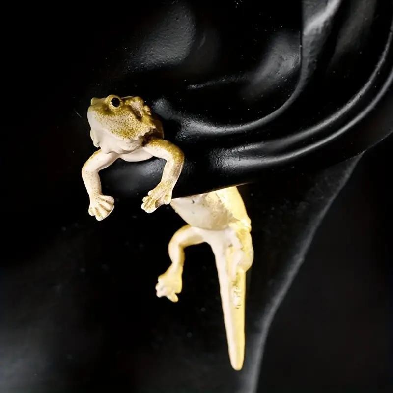 1pc Creative Fashion Animal Lizard Stud Earrings Festive Earrings For Men Jewelry Accessories Shopee Philippines