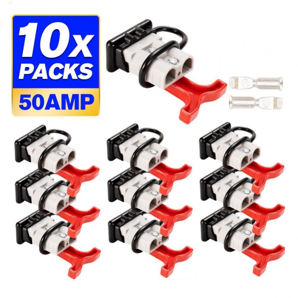 Easy Installation 10x T Handle Dust Cap Cover for Anderson Style Plug