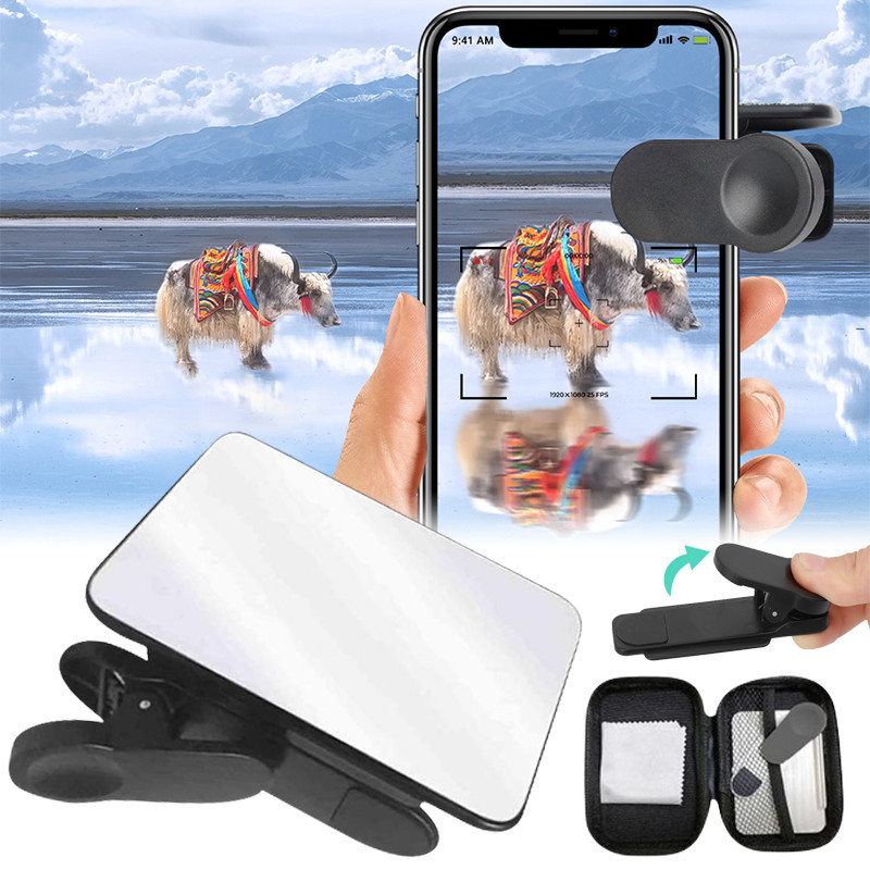 Smartphone Camera Mirror Reflection Clip Kit Mobile Phone Reflecti on ...