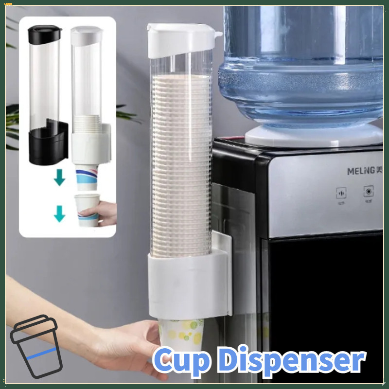 Wall Mounted Disposable Paper Cup Holder Mounted Dustproof for Home ...