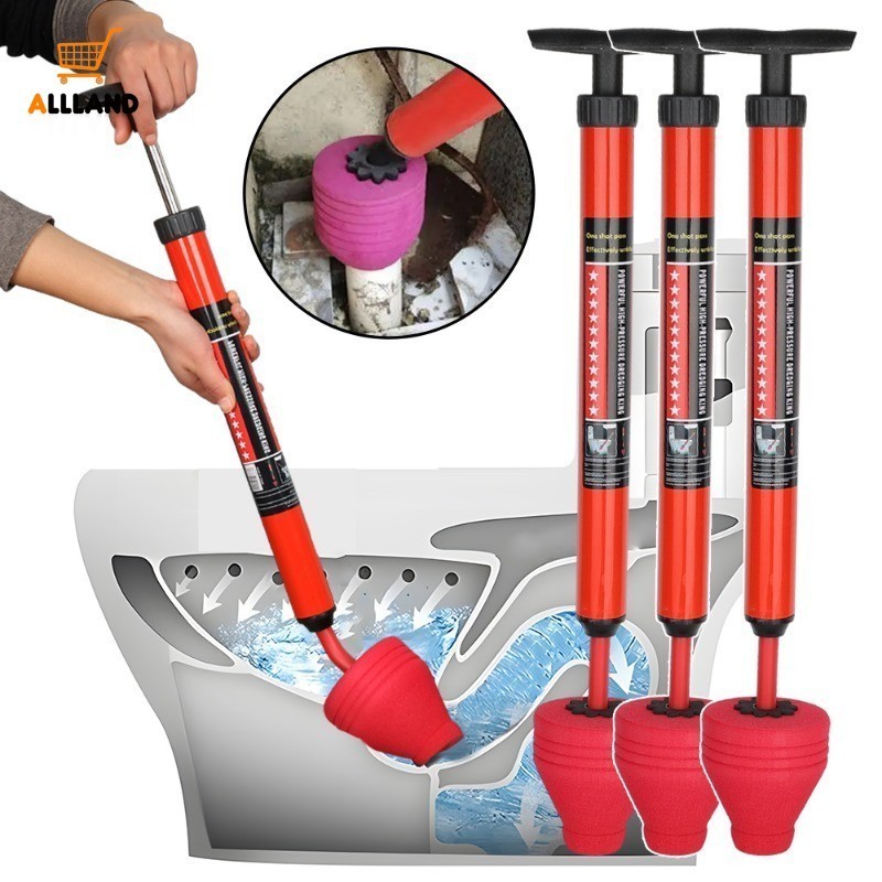 High Pressure Sink Unblock Quickly Toilet Pipe Plunger Unclog Household