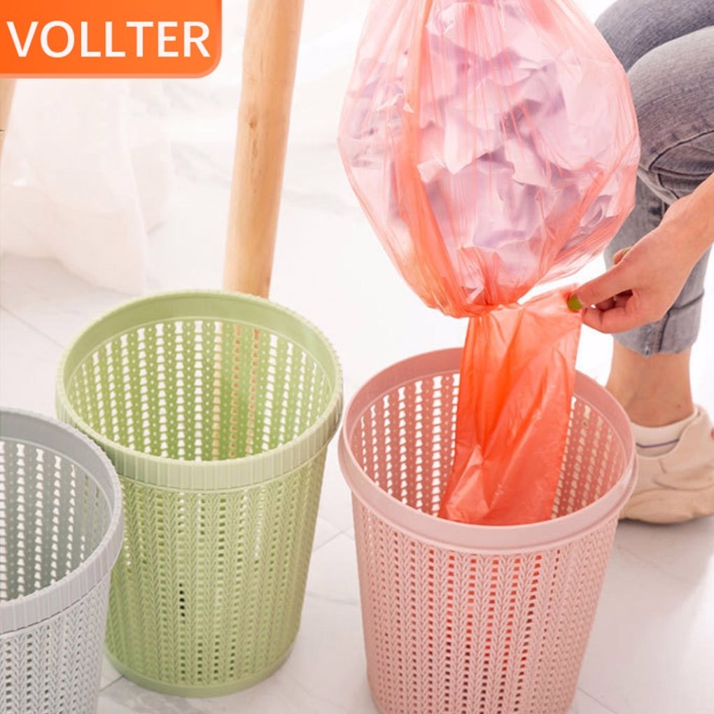 Plastic Automatic Change Bag Wastebasket Effortless Trash Disposal