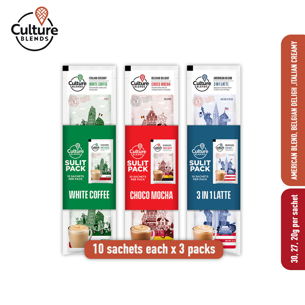 Culture Blends American Blend 20g, Belgian Deligh 27g,Italian Creamy ...