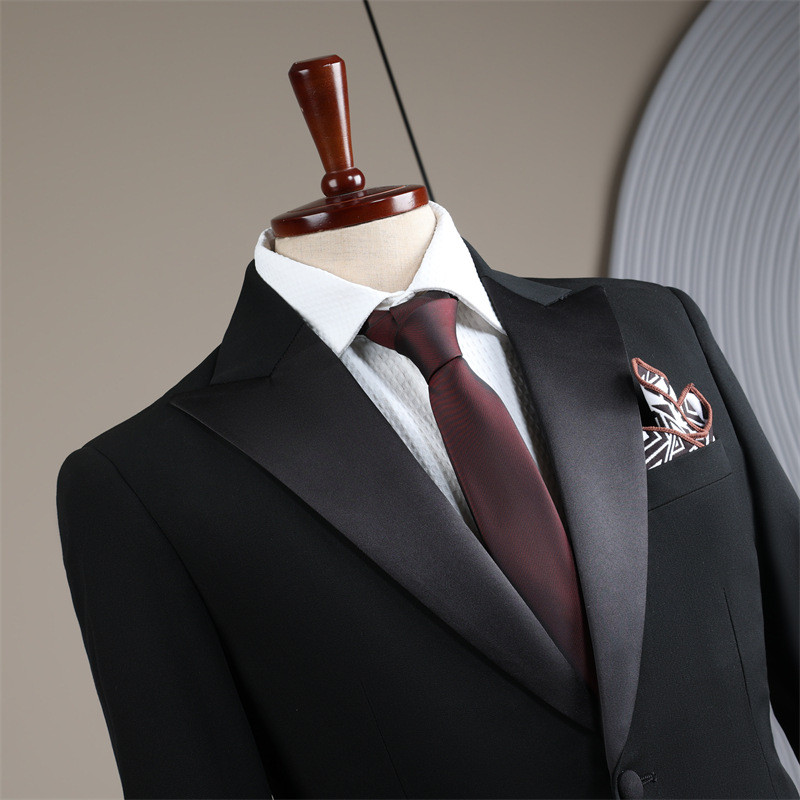 Suit Men Suit Groom Wedding Dress Groomsmen Group Business Slim Suit ...