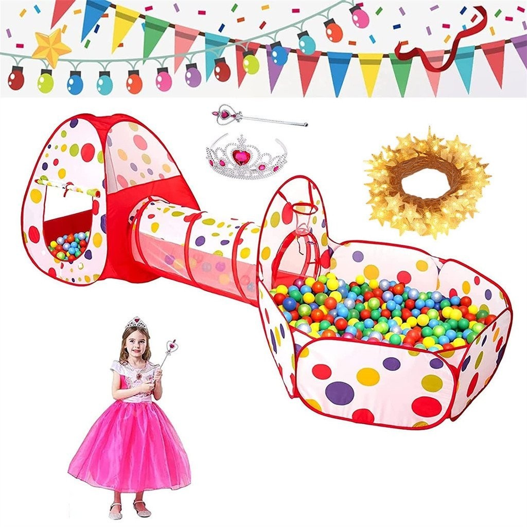 Baby ball pit and tunnel clearance