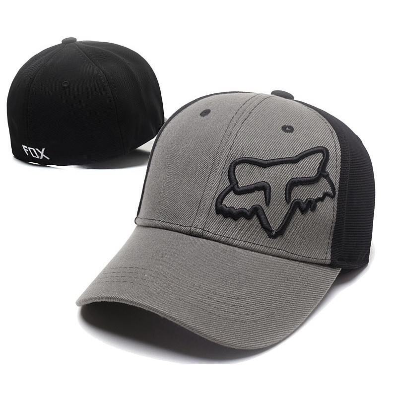 fashReady Stocks Fox Racing Baseball Cap Stretch Fit Sport Motocross ...