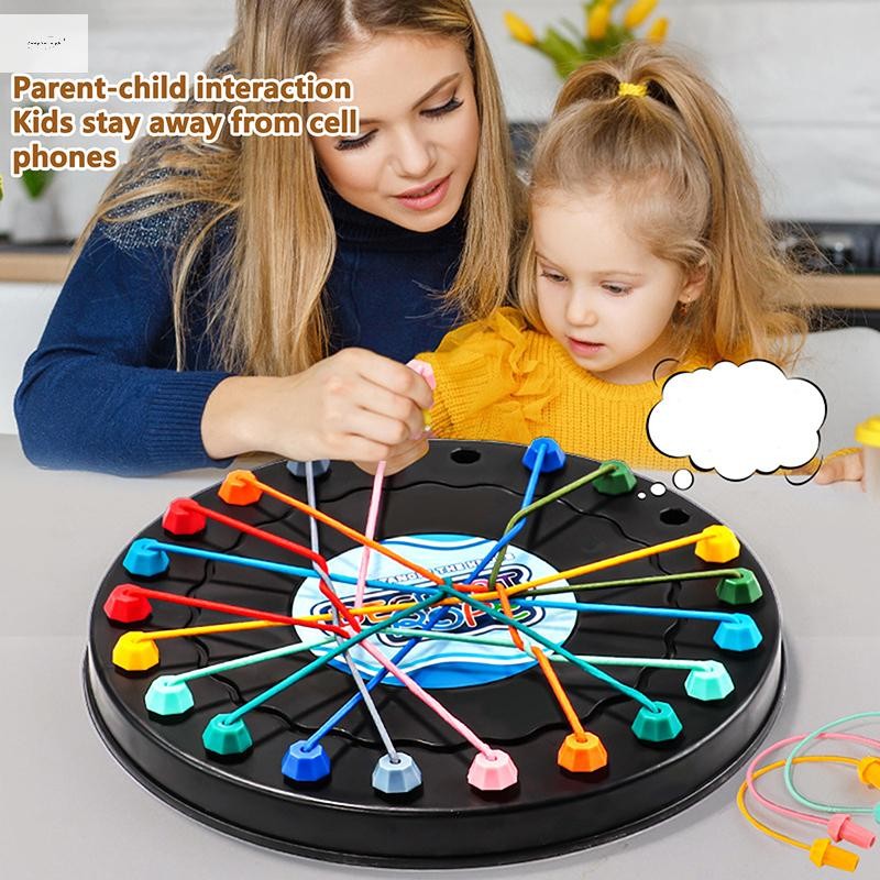 Home 1 Set Color Line Twisted Connected Ropes Sorting Logic Thinking ...
