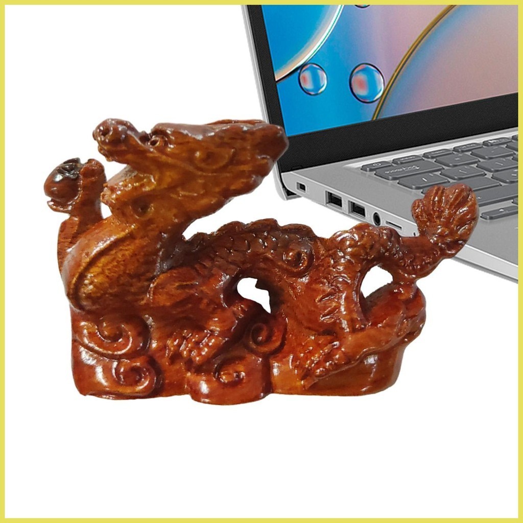 Chinese Dragon Figurine 2025 Chinese Zodiac Wood Dragon Figurine Wood