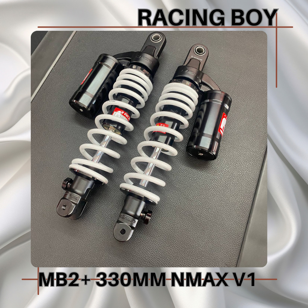 Racing boy mb2+ dual shock absorber 330mm for yamaha nmax v1 moto ...