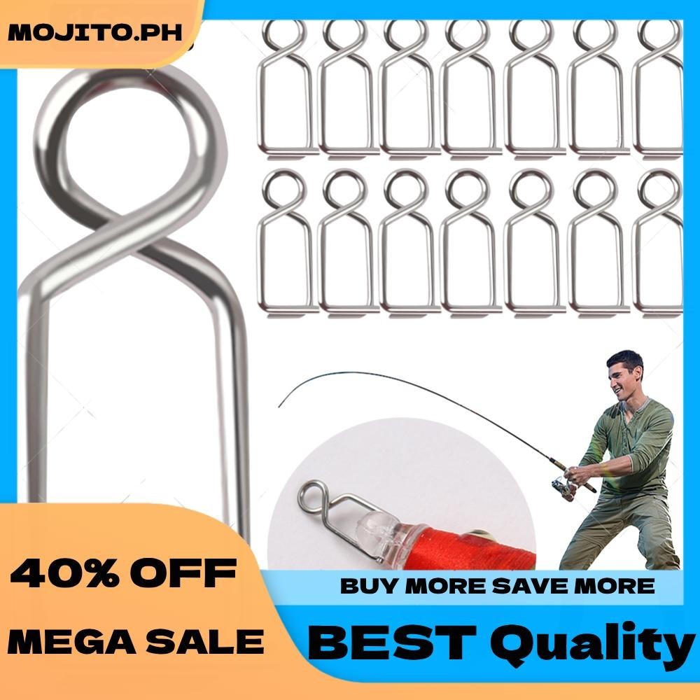 15Pcs Fishing Snaps Easy and Secure Quick Change Lure Clips for Flies