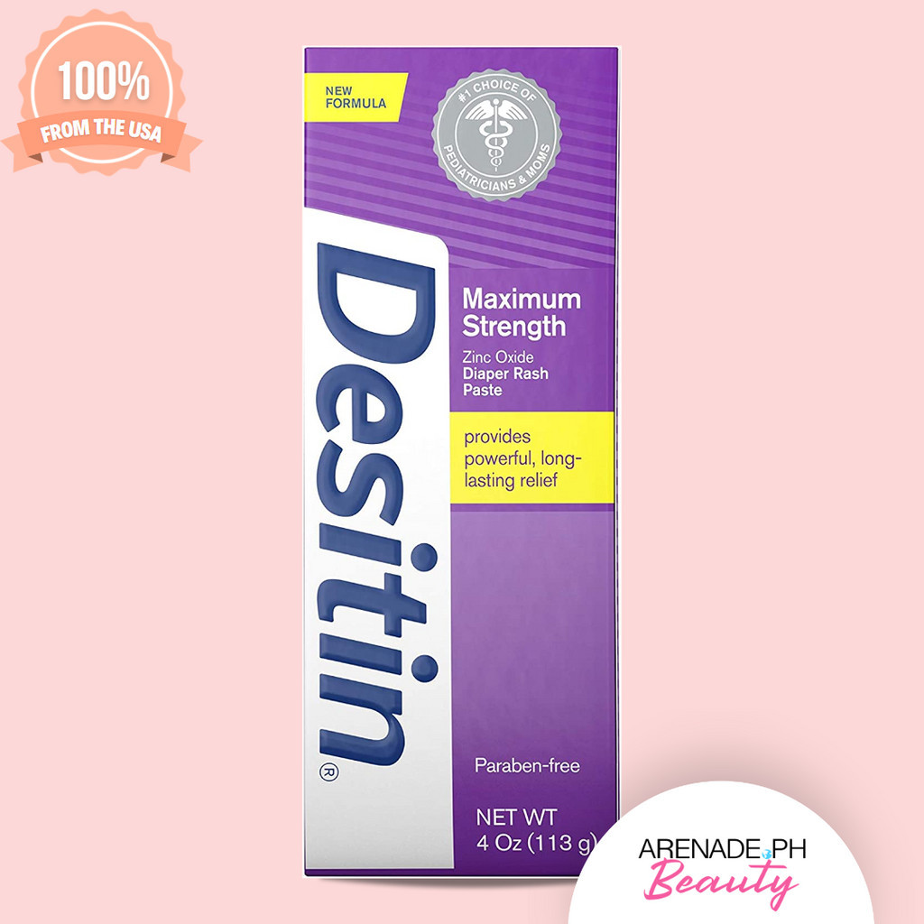 DESITIN Maximum Strength, Zinc Oxide Diaper Rash Paste 4 oz / 113 g ...