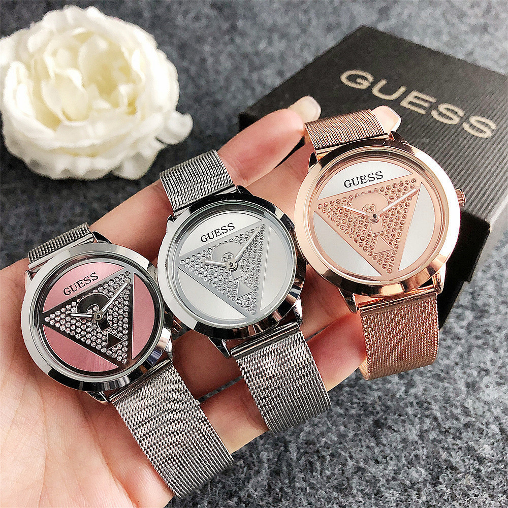 Women's Question Mark Fashion Casual Stainless Steel Quartz Watch ...