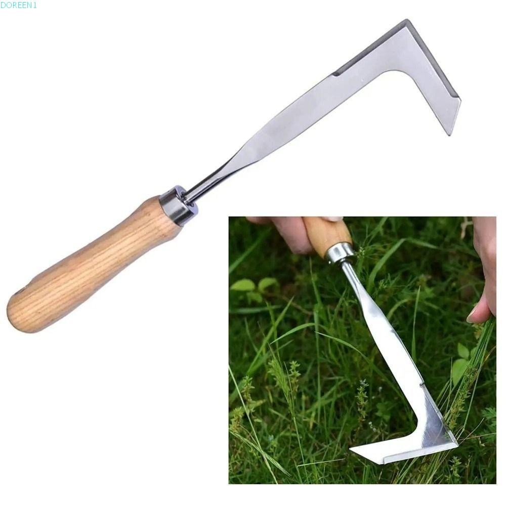 DOREEN1 Crack Weeder, L-shaped Stainless Steel Crevice Weeding Tool ...