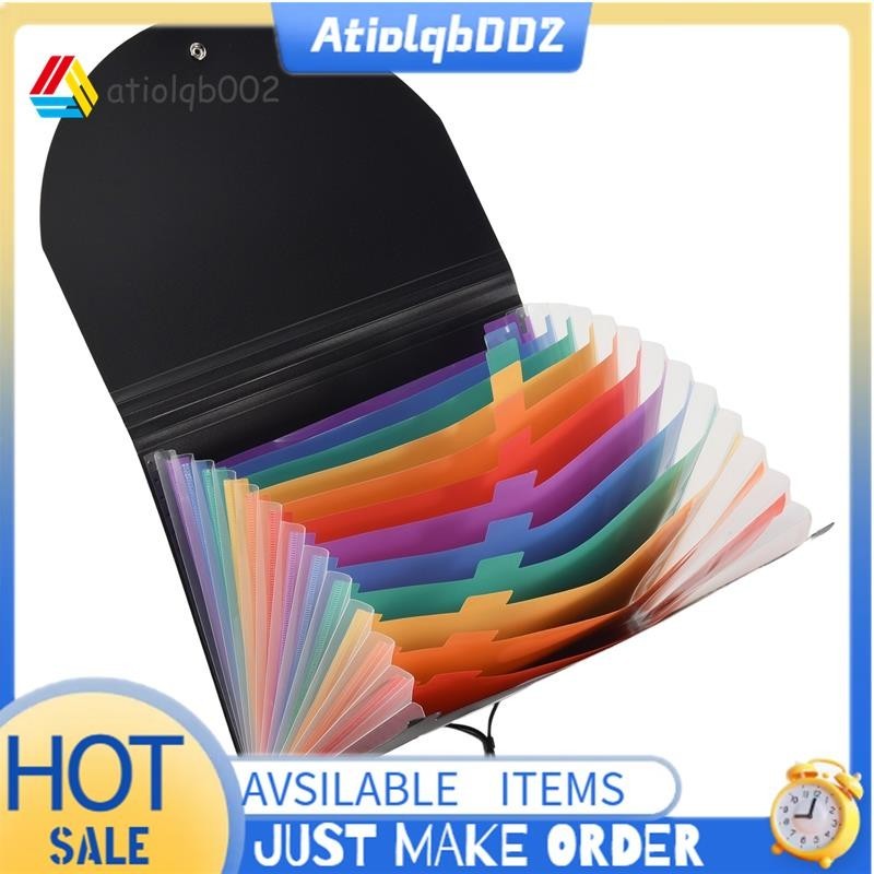 【atiolqb002】Office File Storage Pp File Package 13 Pockets Expanding ...