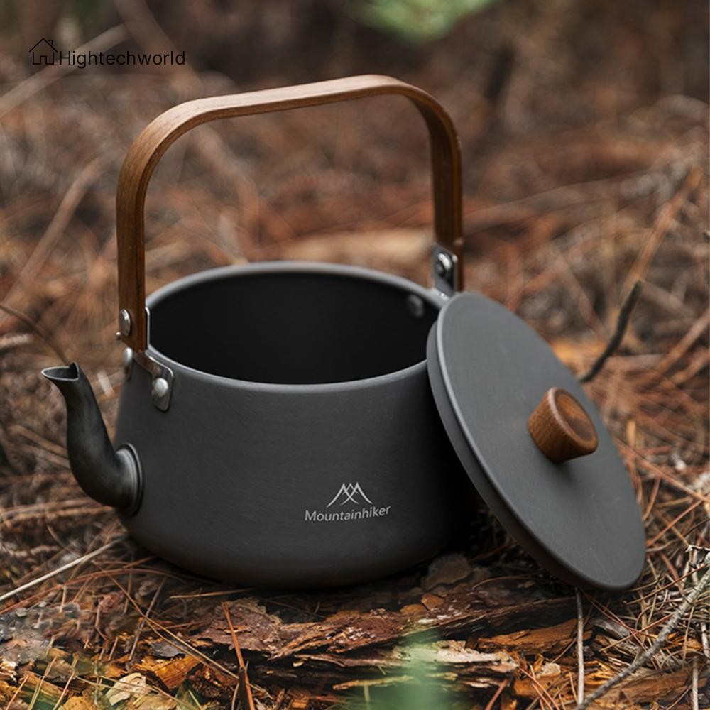 1.1L Camping Water Kettles Ultralight Outdoor Kettle Tourist Cookware ...