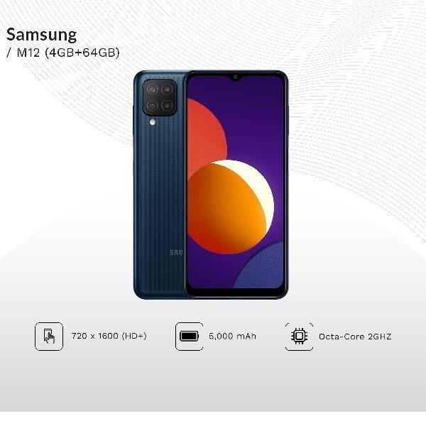 SAMSUNG Galaxy M12 M127FD 4G (4GB/64GB) | Shopee Philippines