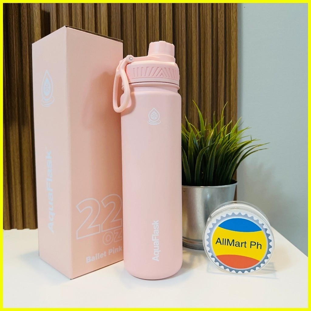 【hot sale】 Ballet Pink Aquaflask 22oz Wide Mouth with Aquaflask Ecobag ...