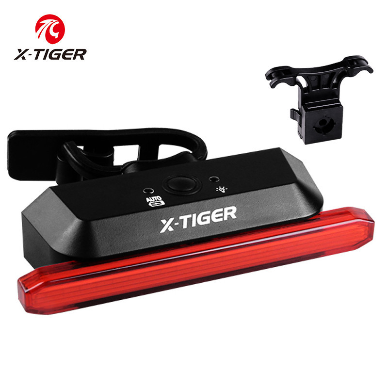 X-TIGER Bicycle Tail Light Riding Smart Tail Light Brake Tail Light ...