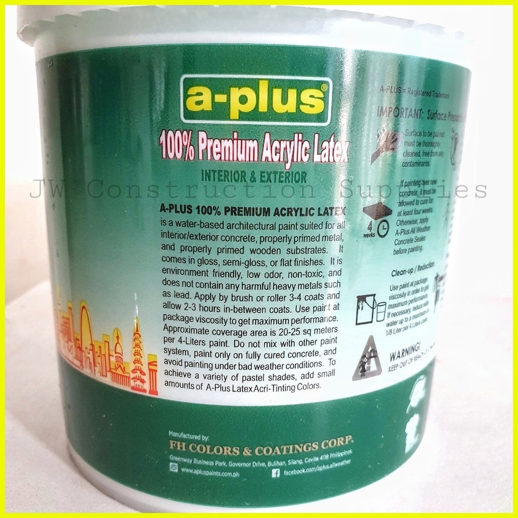 APLUS 1700Clear Gloss Emulsion 100 Premium Acrylic Latex 1 Liter