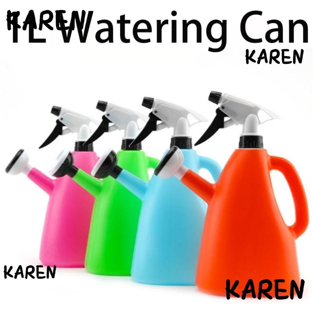 KAREN Watering Can Pot, 2 In 1 Plastic Pressure Spray Water Kettle