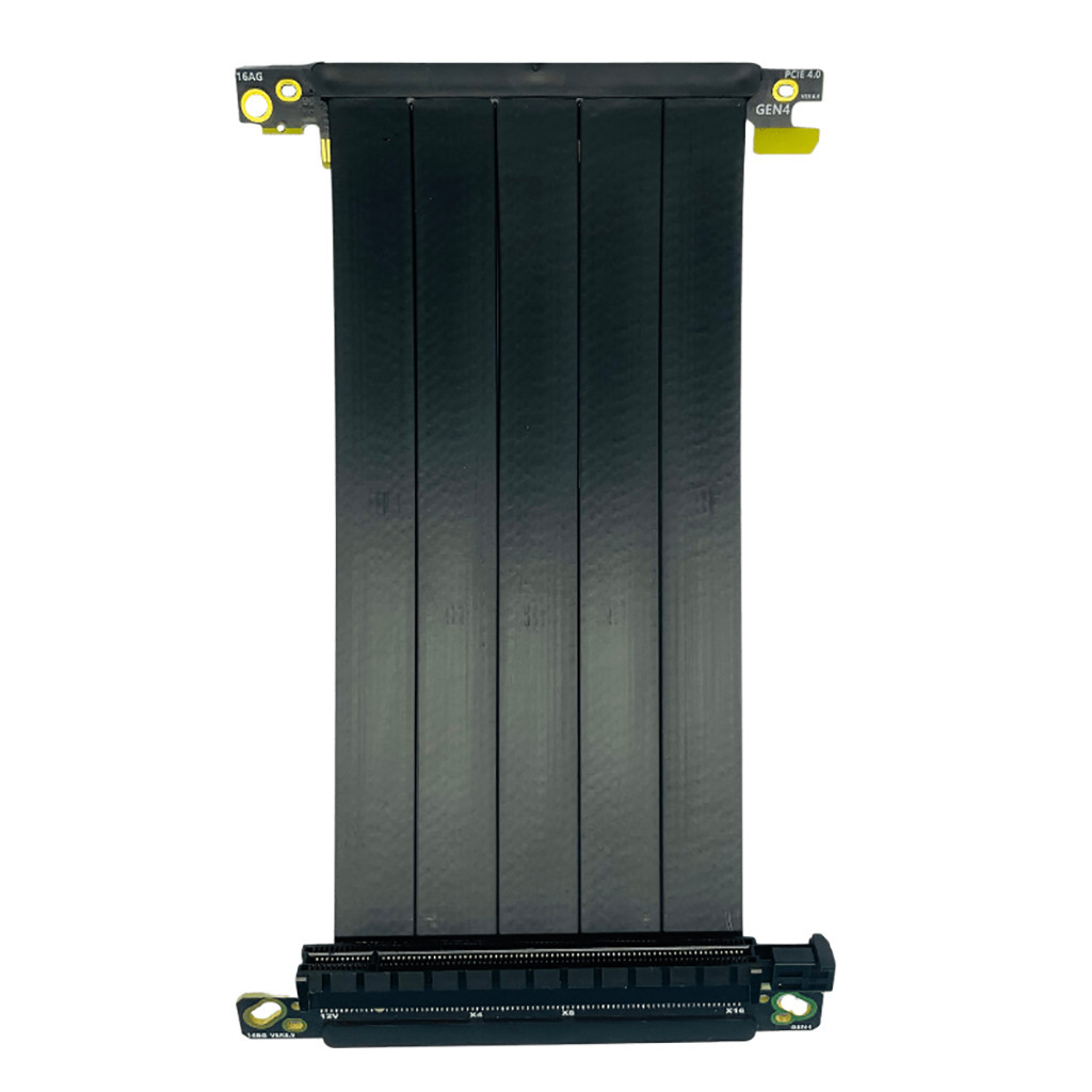 JMT PCI-E 4.0 x16 Riser Cable Double Reverse Graphics Card Extension ...