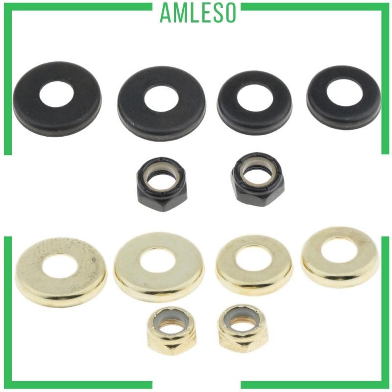 [Amleso] 4pcs Replacement Longboard / Skateboard Bushings Washers Cup