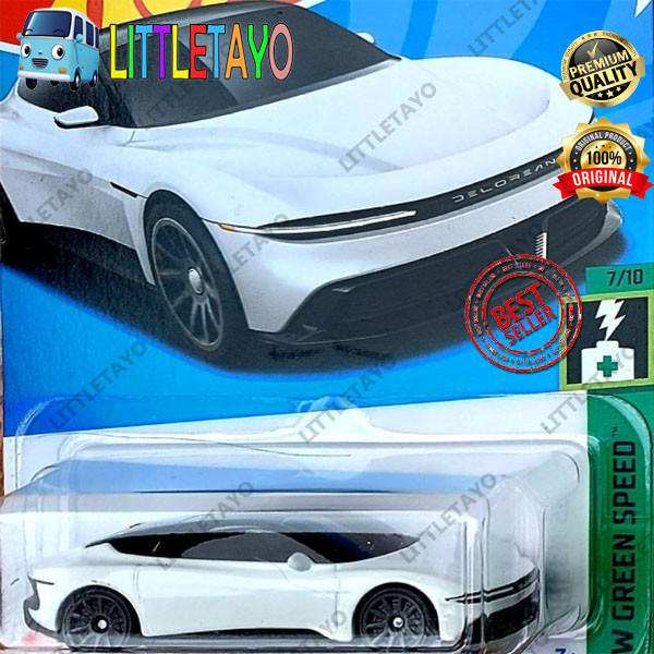 PUTIH Hotwheels DELOREAN ALPHA 5 ALPHAS 2024 White - DMC FIRST EDITION ...